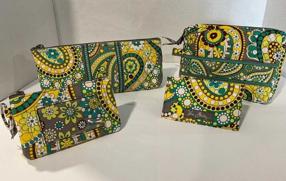 Vera Bradley Lemon Parfait Set of 4